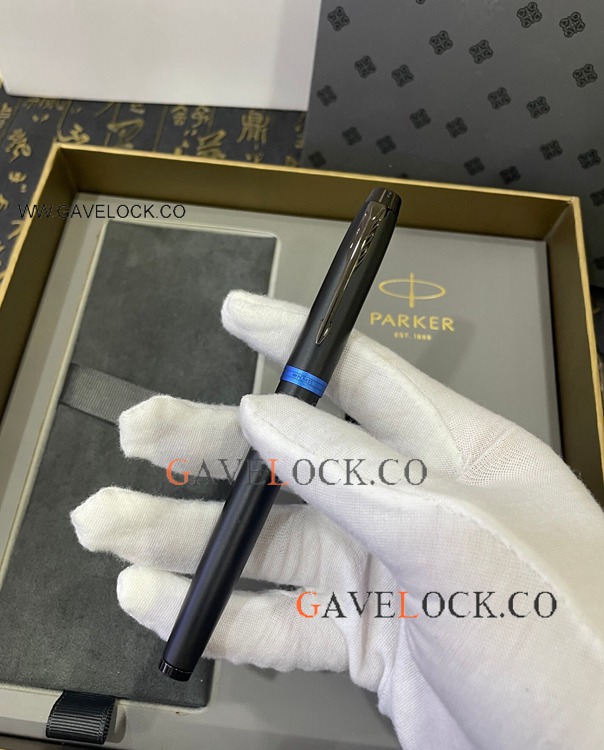 Copy PARKER IM Marine Blue Vibrant Rings Fountain Pen New Copy PARKER IM Marine Blue Vibrant Rings Fountain Pen New